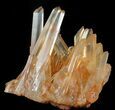 Tangerine Quartz Crystal Cluster - Madagascar #58764-1